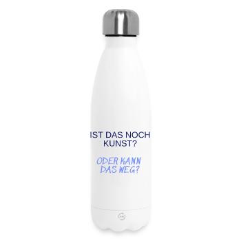 Kunstfrage: Ist Das Noch Kunst? - Thermosflasche 500 ml - Weiß - Vorne