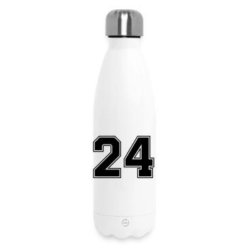 24 - Insulated Water Bottle 500 ml - white - Front