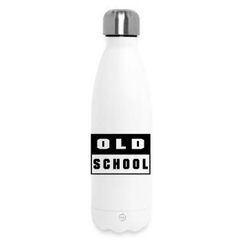 Old School - Insulated Water Bottle 500 ml - white - Front