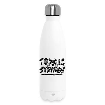 Toxic Strings - Insulated Water Bottle 500 ml - white - Front