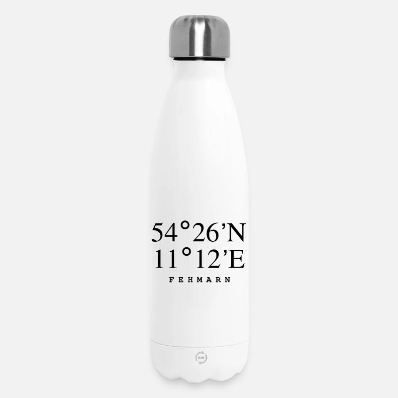 Fehmarn - Bouteille isotherme 500 ml - blanc