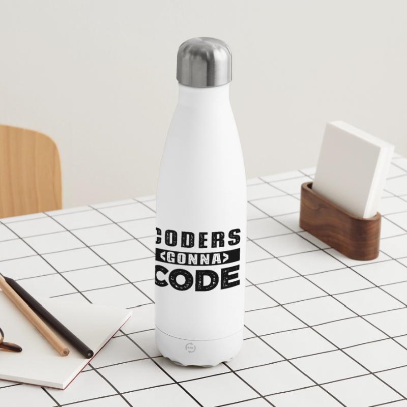 Coders Gonna Code Thermosflasche 500 ml