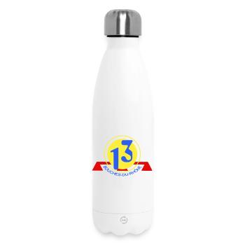 Logo 13 Bouches-du-Rhône - Thermosflasche 500 ml - Weiß - Vorne