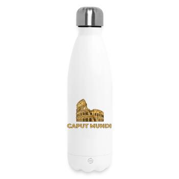 Italien Rom Caput Mundi Kolosseo Grafik-Logo - Thermosflasche 500 ml - Weiß - Vorne