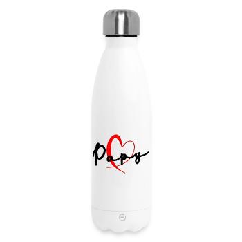 OPA. VATERTAG. ALLES Gute zum Tag des Großvaters. ICH LIEBE DICH. - Thermosflasche 500 ml - Weiß - Vorne