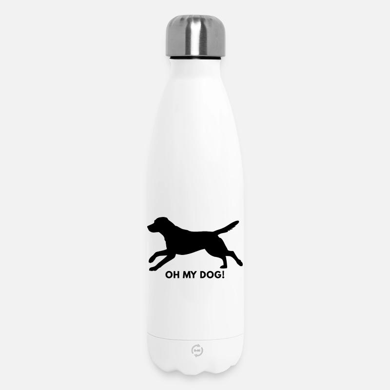 Labrador mon chien - Bouteille isotherme 500 ml - blanc