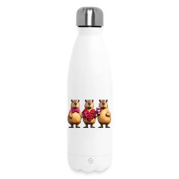 Liebesbiber Trio - Thermosflasche 500 ml - Weiß - Vorne
