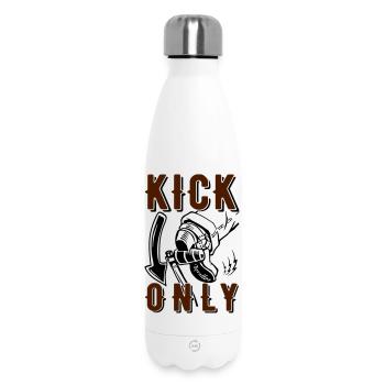 Kick only - Thermosflasche 500 ml - Weiß - Vorne
