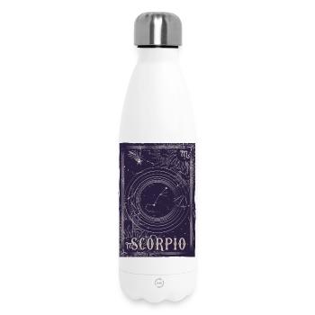 Skorpion Sternbild Nachthimmel - Thermosflasche 500 ml - Weiß - Vorne