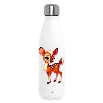 Fawn - Insulated Water Bottle 500 ml - white - Front