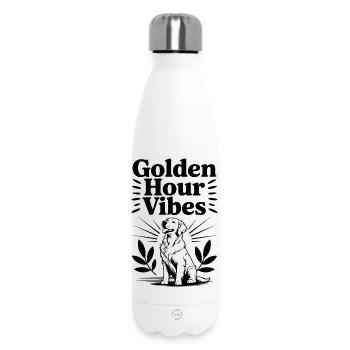 Ambiance Golden Hour - Bouteille isotherme 500 ml - blanc - Devant