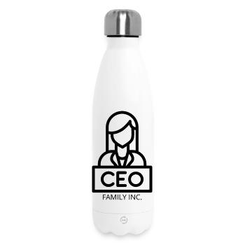 PDG de notre entreprise familiale - Bouteille isotherme 500 ml - blanc - Devant
