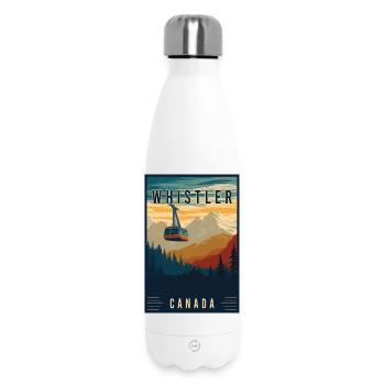 Découvrez Winter Wonderland Whistler au Canada - Bouteille isotherme 500 ml - blanc - Devant