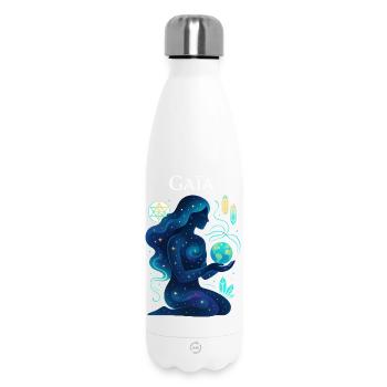 Cosmic Gaia - Mother Nature - Insulated Water Bottle 500 ml - white - Front