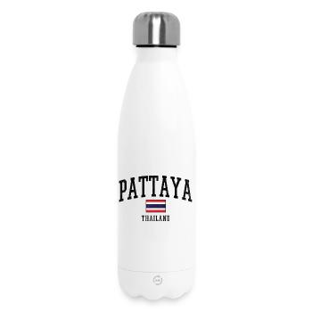 Flag Stripe Contrast Collection - Insulated Water Bottle 500 ml - white - Front