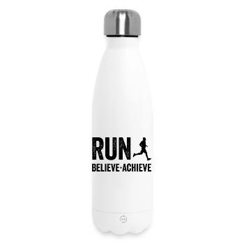 Marathon - Run. Believe. Achieve. - Insulated Water Bottle 500 ml - white - Front