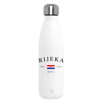 Rijeka Kroatien – Urlaub Souvenir & Geschenk - Thermosflasche 500 ml - Weiß - Vorne