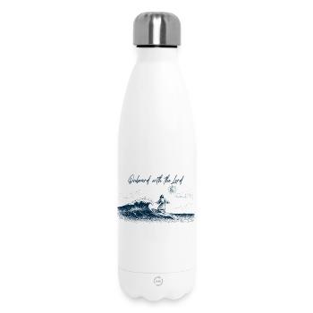 Onboard with the Lord - Thermosflasche 500 ml - Weiß - Vorne