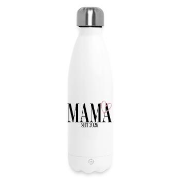 Mama seit 2026 - Thermosflasche 500 ml - Weiß - Vorne
