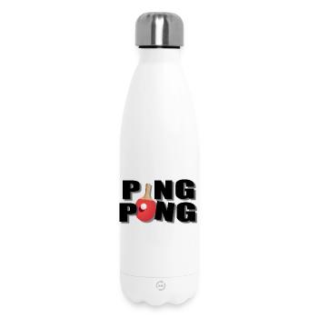 Ping pong - Insulated Water Bottle 500 ml - white - Front