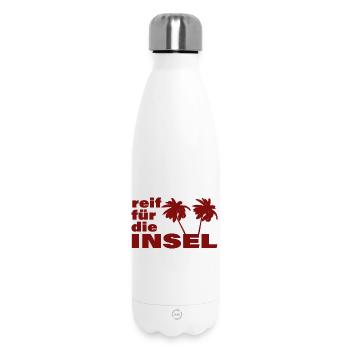 READY FOR THE ISLAND - Insulated Water Bottle 500 ml - white - Front
