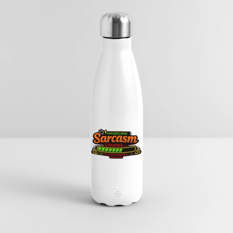 Sarcasm Loading – Processing Stupidity Insulated Water Bottle 500 ml