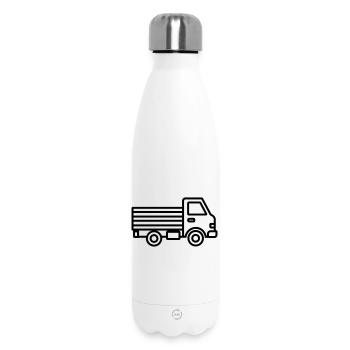 camion - Bouteille isotherme 500 ml - blanc - Devant
