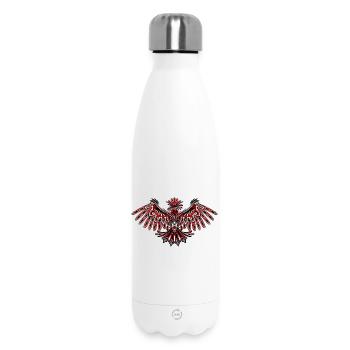 Eagle Haida Tribal Totem Design - Thermosflasche 500 ml - Weiß - Vorne