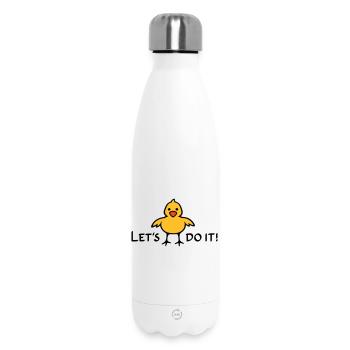 Let's do it! - Insulated Water Bottle 500 ml - white - Front