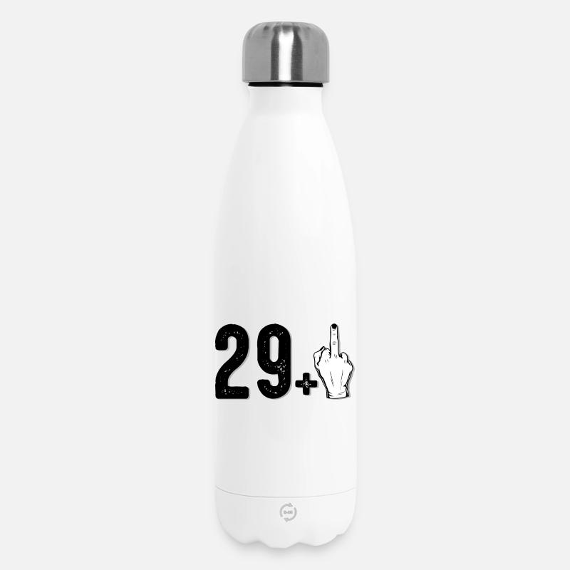 2014 Bold Middle Finger Graffiti - Insulated Water Bottle 500 ml - white