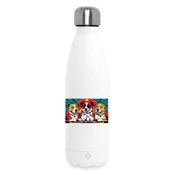 Drôles de chiens - Bouteille isotherme 500 ml - blanc - Devant