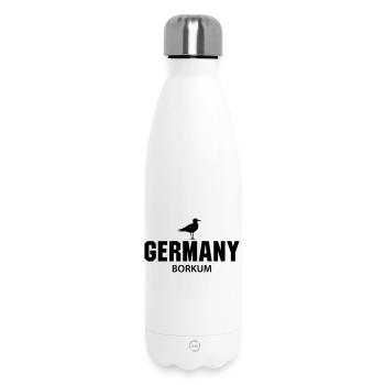 Borkum GERMANY - Thermosflasche 500 ml - Weiß - Vorne