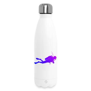 tauchen Power Diving Design - Thermosflasche 500 ml - Weiß - Vorne
