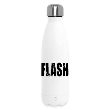 FLASH CLAIM mit Blitz - Thermosflasche 500 ml - Weiß - Vorne