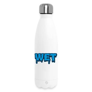 Wet | feucht | nass | Slime - Insulated Water Bottle 500 ml - white - Front