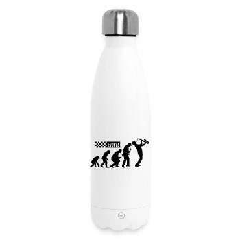 Evolution des Ska – Britisches 2 Tone Musikdesign - Thermosflasche 500 ml - Weiß - Vorne