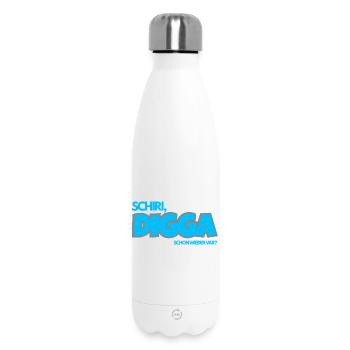 SCHIRI, DIGGA. Schon wieder VAR? - Thermosflasche 500 ml - Weiß - Vorne