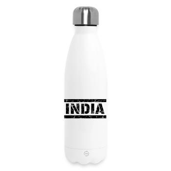 India - Insulated Water Bottle 500 ml - white - Front