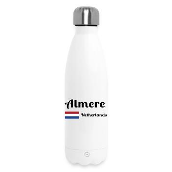 Almere Niederlande - Stilvolle Drucke - Thermosflasche 500 ml - Weiß - Vorne