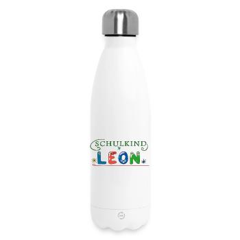 Schoolchild Leon - Insulated Water Bottle 500 ml - white - Front