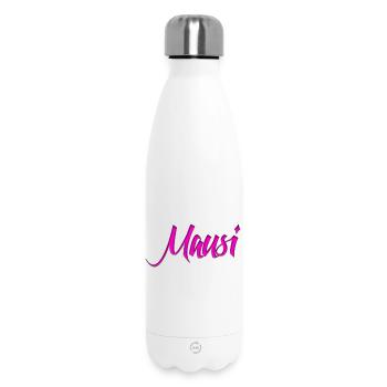 Mausi_Spruch - Thermosflasche 500 ml - Weiß - Vorne