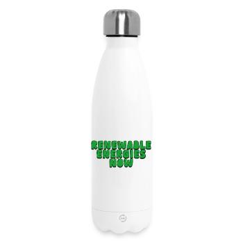 Énergies renouvelables aujourd’hui - Bouteille isotherme 500 ml - blanc - Devant