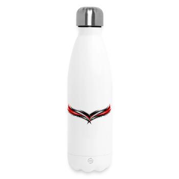 Style sportif du maillot Effet symétrique - Bouteille isotherme 500 ml - blanc - Devant