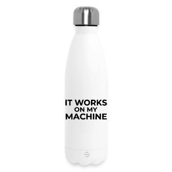 Ça marche sur My Machine Developer Humor Design - Bouteille isotherme 500 ml - blanc - Devant