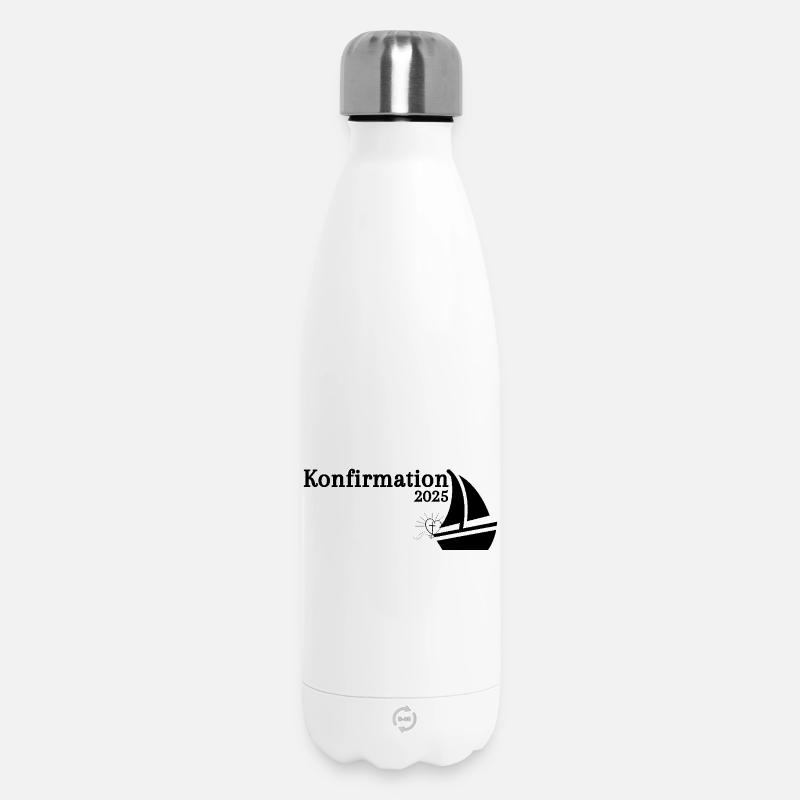 Confirmation 2025 Le navire navigue à l’horizon - Bouteille isotherme 500 ml - blanc