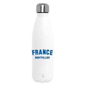 Montpellier France Frankreich - Thermosflasche 500 ml - Weiß - Vorne