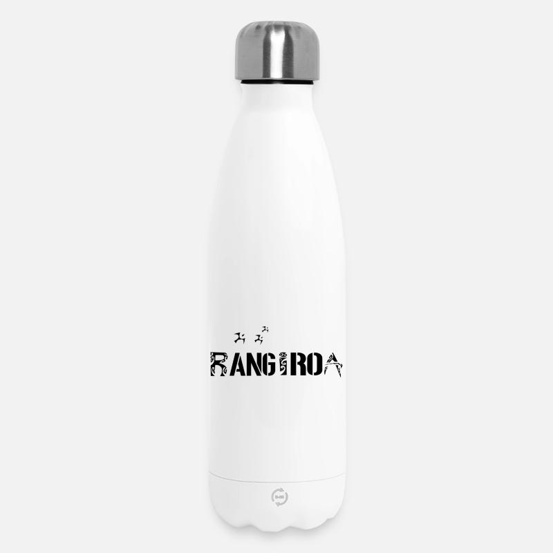 RANGIROA (Noir) - Bouteille isotherme 500 ml - blanc