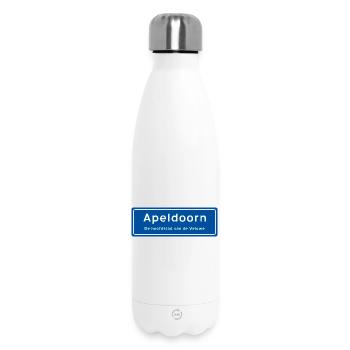 Apeldoorn Ortsschild - Thermosflasche 500 ml - Weiß - Vorne