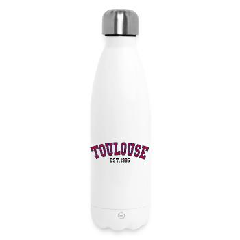 Toulouse Est. 1985 - Insulated Water Bottle 500 ml - white - Front