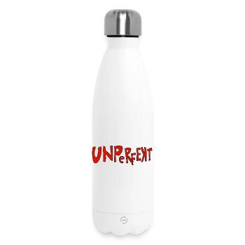 Unperfect – Imperfect typography - Insulated Water Bottle 500 ml - white - Front